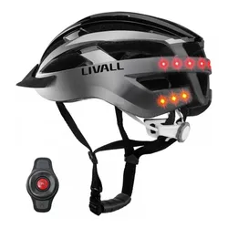 Kask rowerowy LIVALL MT1 Neo Szaro-czarny MTB z lampką (rozmiar L)