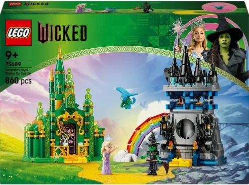 Конструктор пластиковый LEGO Wicked 75689 Изумрудный город и замок Кьямо Ко