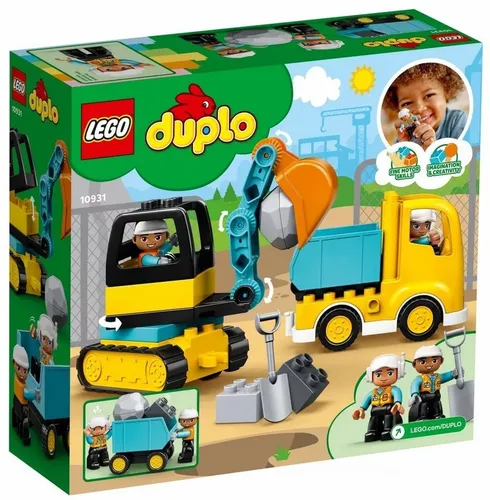 LEGO DUPLO 10931 грузовик и гусеничный экскаватор