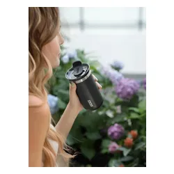 Kubek termiczny turystyczny Wacaco Octaroma Lungo 300 ml - onyx black
