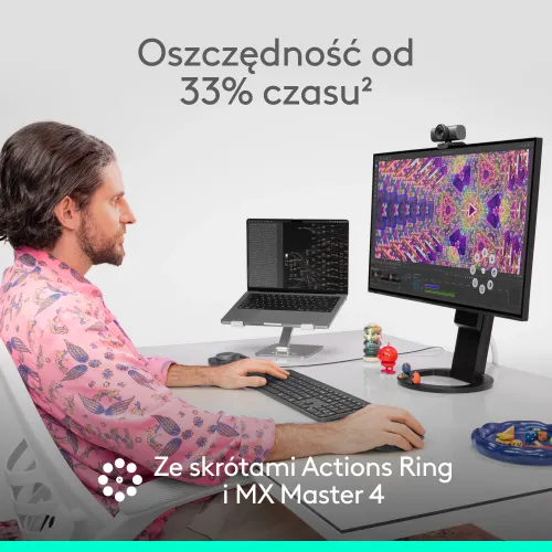 Myszka Logitech MX Master 4 Biały
