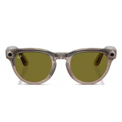 Okulary RAY BAN Meta Headliner Ciepły Kamienny Połysk