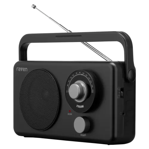 Radioodbiornik Raven ERADP003 Radio FM Czarny