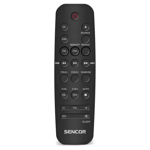 Wieża Sencor SMC 4600DBR 30W Bluetooth Radio FM, DAB+ Czarno-srebrny