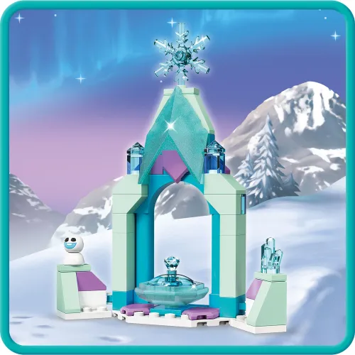 LEGO 43199 Disney Dziedziniec zamku Elsy