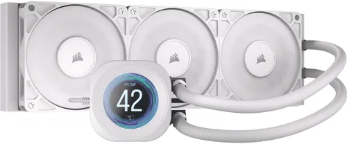 Chłodzenie wodne CORSAIR Nautilus 360 RS LCD Biały