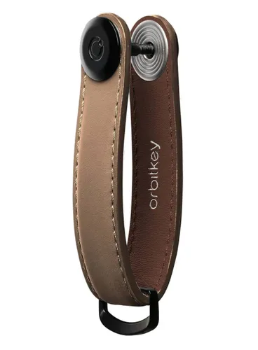 Skórzane etui na klucze Orbitkey Key Organiser Matte Leather - mocha