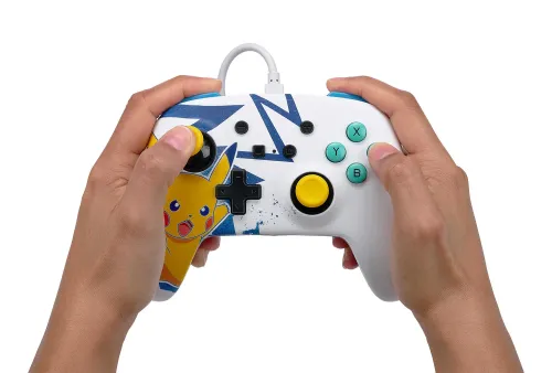 Pad PowerA Enhanced Pikachu High Voltage do Nintendo Switch Przewodowy