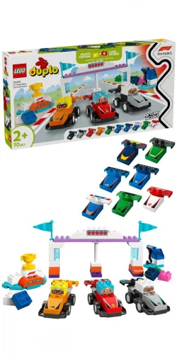 LEGO Klocki DUPLO 10445 Bolidy i kierowcy F1