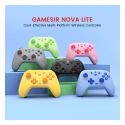 Pad GameSir HRG71094 Nova Lite do PC Nintendo Switch, iOS, Android Bezprzewodowy Zółty