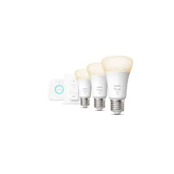 Żarówka LED Philips Hue White E27 3 szt. Zestaw startowy