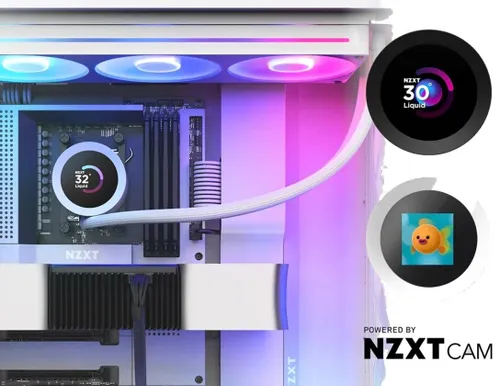 Chłodzenie wodne NZXT Kraken Plus 360 RGB Biały