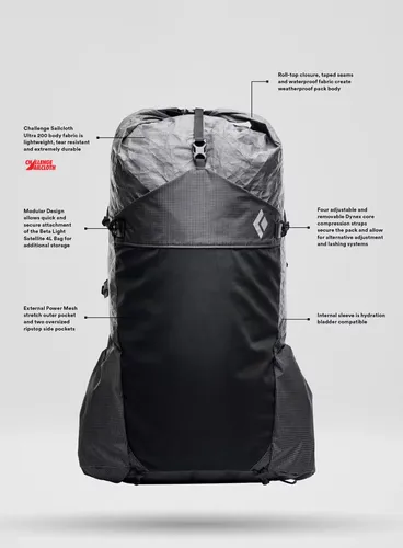 Plecak turystyczny Black Diamond Beta Light 45 - storm gray