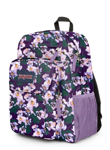 Union Pack JanSport kızlar için Okul sırt çantası-mor petals