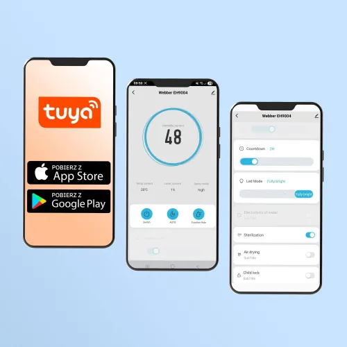 Nawilżacz ewaporacyjny WEBBER Taupe EH9004