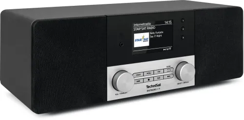 Radioodbiornik TechniSat DigitRadio 4 IR Radio FM DAB+ Internetowe Bluetooth Czarno-srebrny