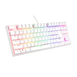 Klawiatura mechaniczna Genesis Thor 303 TKL RGB Outemu Peach Silent Biały