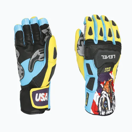 Rękawice narciarskie Level SQ CF black/yellow