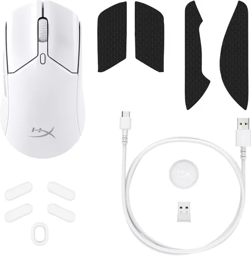 Myszka gamingowa HyperX Pulsefire Haste 2 Wireless Biały