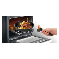 TESCOMA Smartclick Deep 28 cm czarna - patelnia / wok nieprzywierający z odpinaną rączką