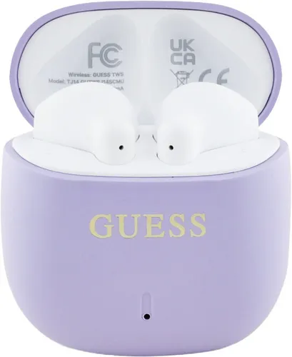 Słuchawki nauszne GUESS + Słuchawki douszne GUESS Fioletowy