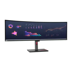 Monitor Lenovo ThinkVision P49w-30 49" 5K IPS Black 60Hz 4ms Zakrzywiony Profesjonalny