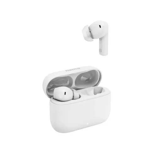 Słuchawki bezprzewodowe Hama Passion Clear II ANC Dokanałowe Bluetooth 5.3 Biały