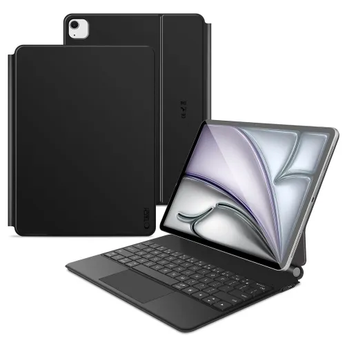 Etui na iPad Air/Pro TECH-PROTECT SmartCase Magnetic + Keyboard Czarny Klawiatura