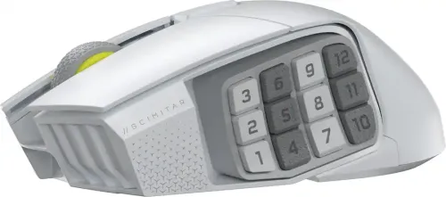 Myszka gamingowa Corsair Scimitar Elite Wireless SE Biały