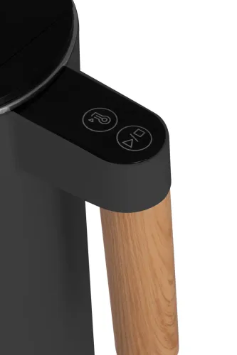 Czajnik elektryczny bezprzewodowy ze stali nierdzewnej CONCEPT DOUBLE WALL CIEMNOSZARY 1,5 l