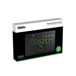 Kontroler 8BitDo All-Button Arcade Controller do PC, Xbox Bezprzewodowy Czarny