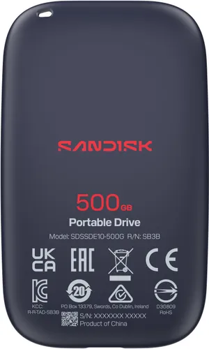 Dysk SANDISK E10 Portable 500GB SSD