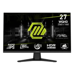 Monitor MSI Mag 274QF 27" 2560x1440px IPS 180Hz 0.5 ms [GTG]