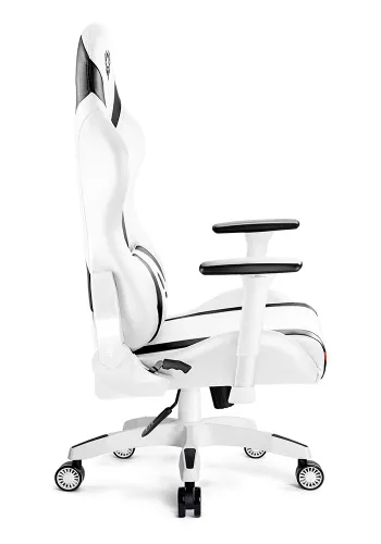 Fotel Diablo Chairs X-Horn 2.0 King Size Gamingowy do 180kg Skóra ECO Biało-czarny