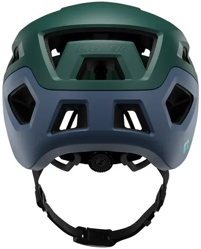 Kask rowerowy LAZER Coyote KinetiCore Zielono-niebieski mat MTB z możliwością zamontowania lampki (rozmiar S)