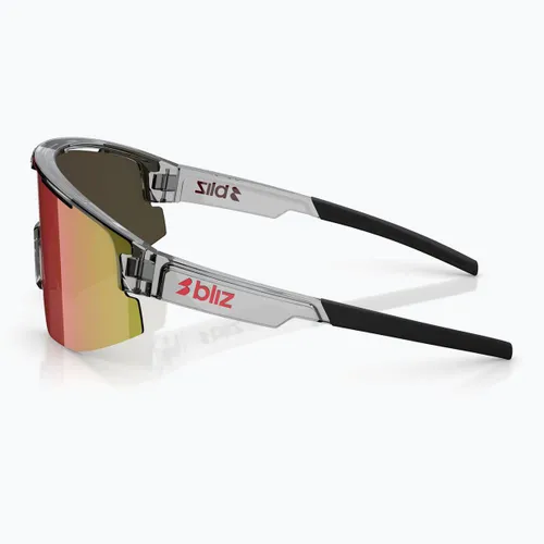Okulary przeciwsłoneczne Bliz Matrix transparent dark grey/brown red multi
