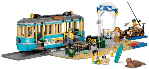LEGO City 60506 Tramwaj przy plaży, zestaw klocków 7+
