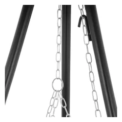 Palenisko trójnóg duży grill ogniskowy ogrodowy wiszący 2w1