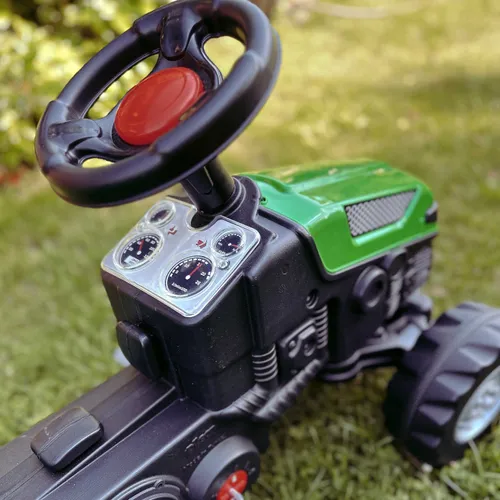 Woopie Traktor na Pedały Farmer GoTrac MAXI z Przyczepą Ciche Koła