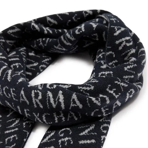 Armani schimb 954650 CC312 00035 albastru bleumarin eșarfă