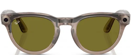 Okulary RAY BAN Meta Headliner Ciepły Kamienny Połysk