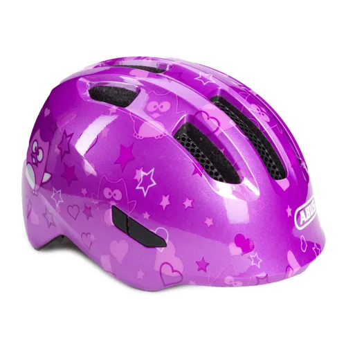 Kask rowerowy dziecięcy ABUS Smiley 3.0 purple star