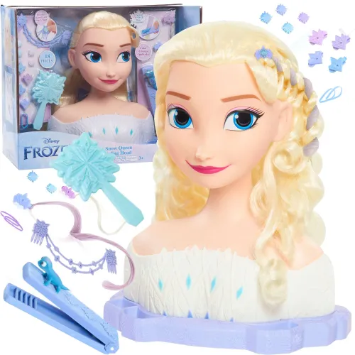 Lalka JUST PLAY Głowa do stylizacji Disney Princess Kraina Lodu Elsa 32796