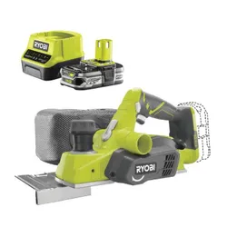 Strug RYOBI R18PL-0 + Akumulator RYOBI RC18120-125 2.5Ah 18V + Ładowarka