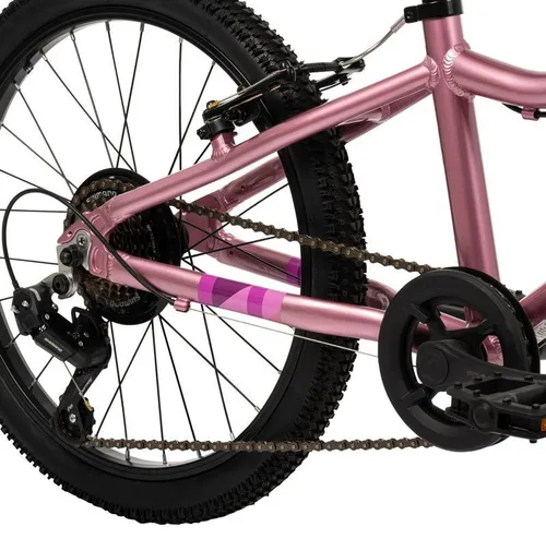 Rower dziecięcy HUFFY Literide Junior 20 cali dla dziewczynki Różowo-fioletowy