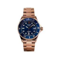 İsviçre Alpine Askeri Saati 7053.1165 Rose Gold / Navy