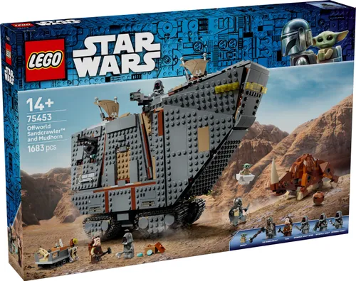 LEGO 75453 Star Wars: Мандалорский песчаный краулер джавов, набор кубиков 14+
