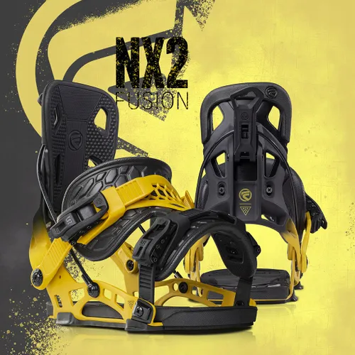 Крепления для сноуборда Flow NX2 Fusion SteelMustard 2023 L