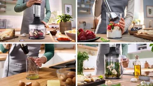 Blender Bosch ErgoMaster Serie 6 MSM6M852 1200W Rozdrabniacz Końcówka do ubijania