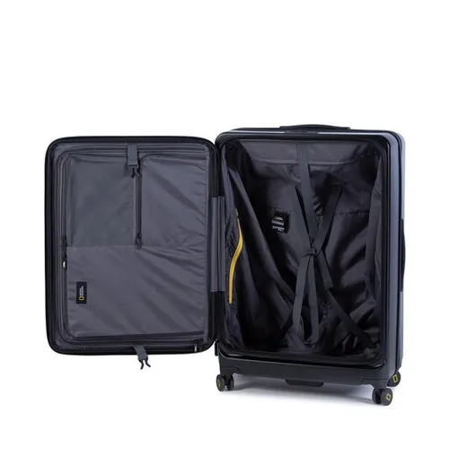 Большой жесткий чемодан National Geographic Lodge N165HA.71.06 Black